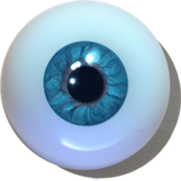 Designeraugen hohl grünblau
