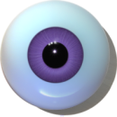 Puppenaugen hohl violett