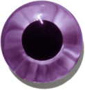 Teddyaugen massiv rund violett