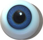 Irismuskelaugen reborn dunkelblau