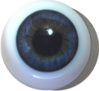Designeraugen reborn blaugrau