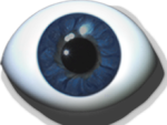 Designeraugen reborn gezwickt dunkelblau