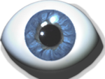 Designeraugen reborn gezwickt blaugrau