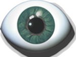 Designeraugen reborn gezwickt graugrün